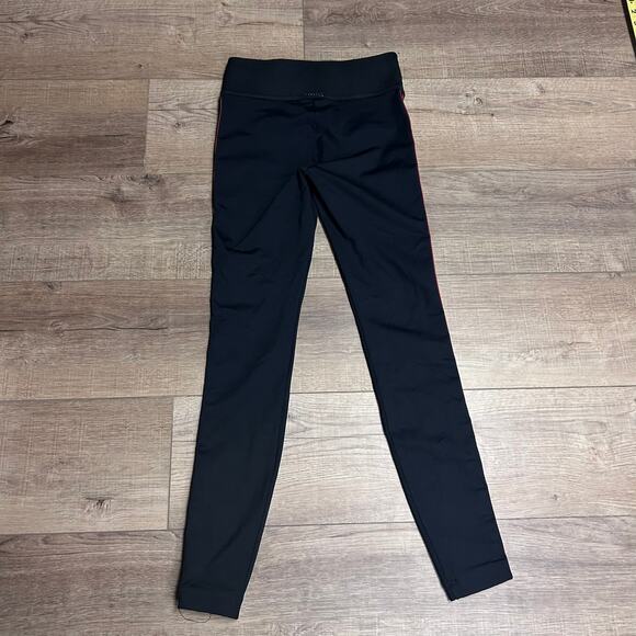 Koral Women's Black with Red Stripes High Rise Leggings - Size XS. - Picture 2 of 7